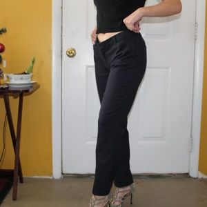 Gap Slim Cropped Black Dress Pants